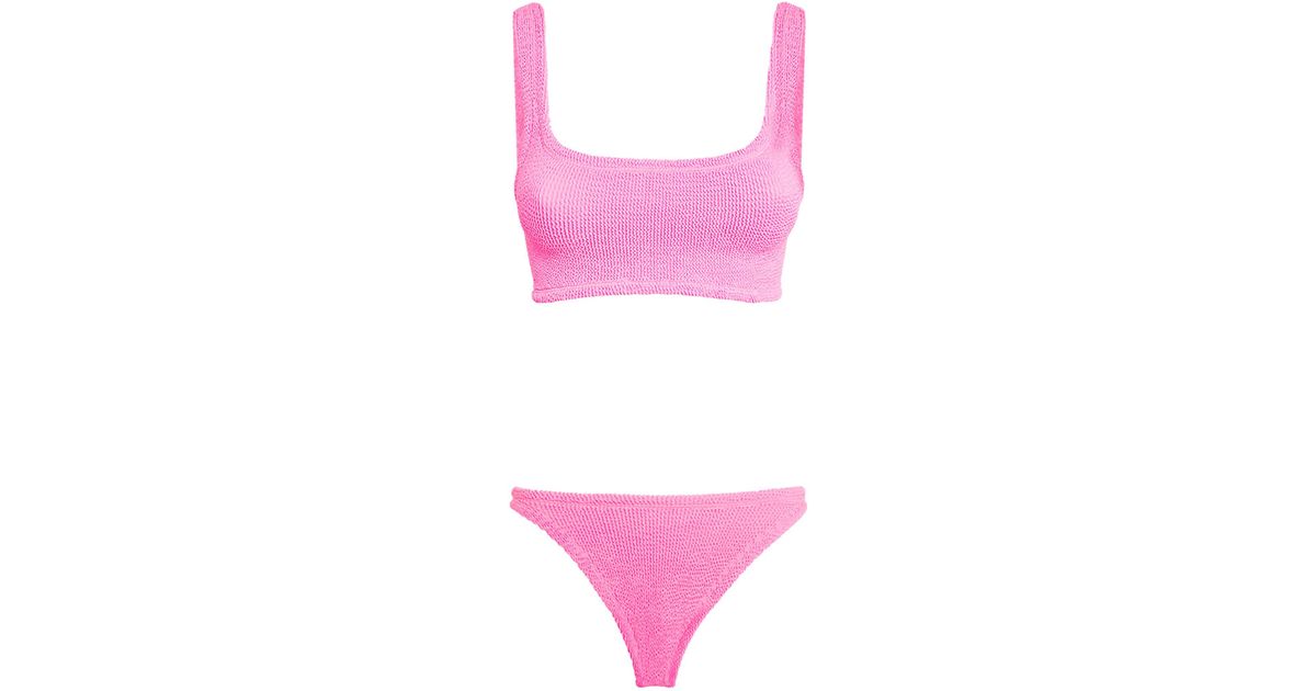 Hunza G Xandra Bikini in Pink | Lyst