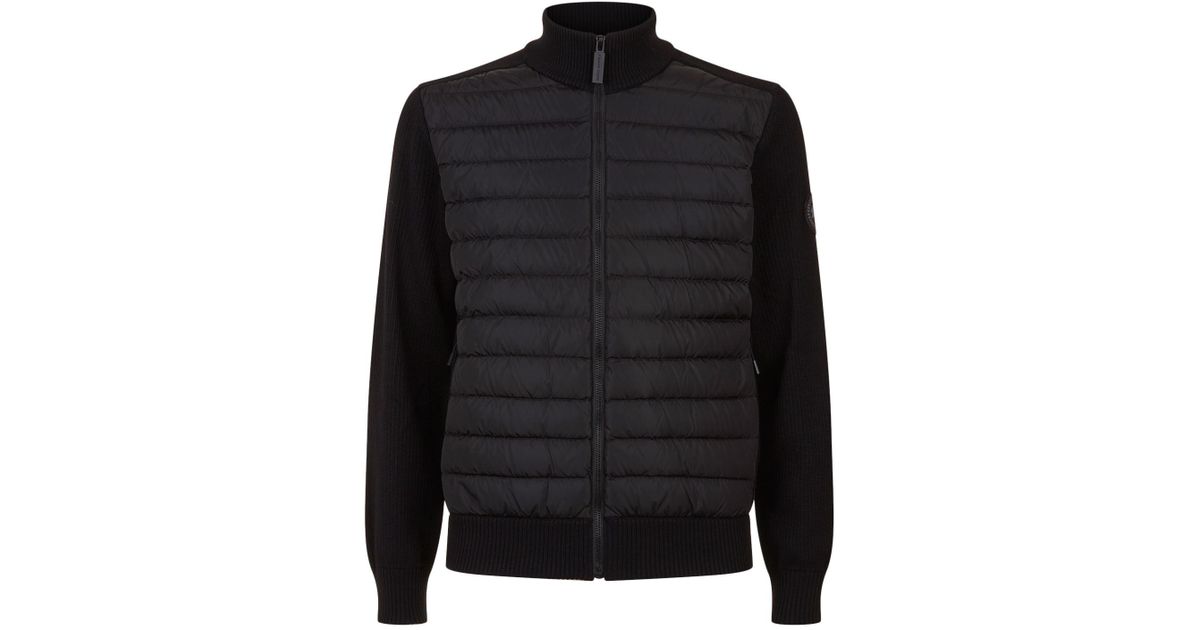 hybridge knit jacket canada goose
