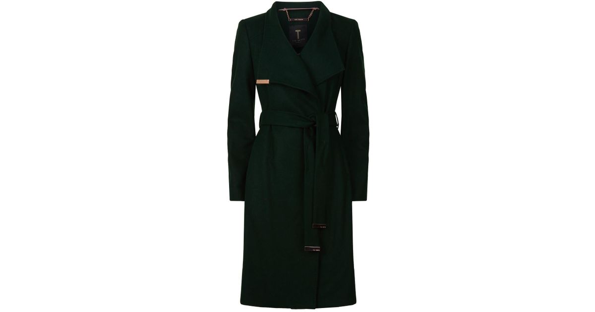 ted baker sandra black coat