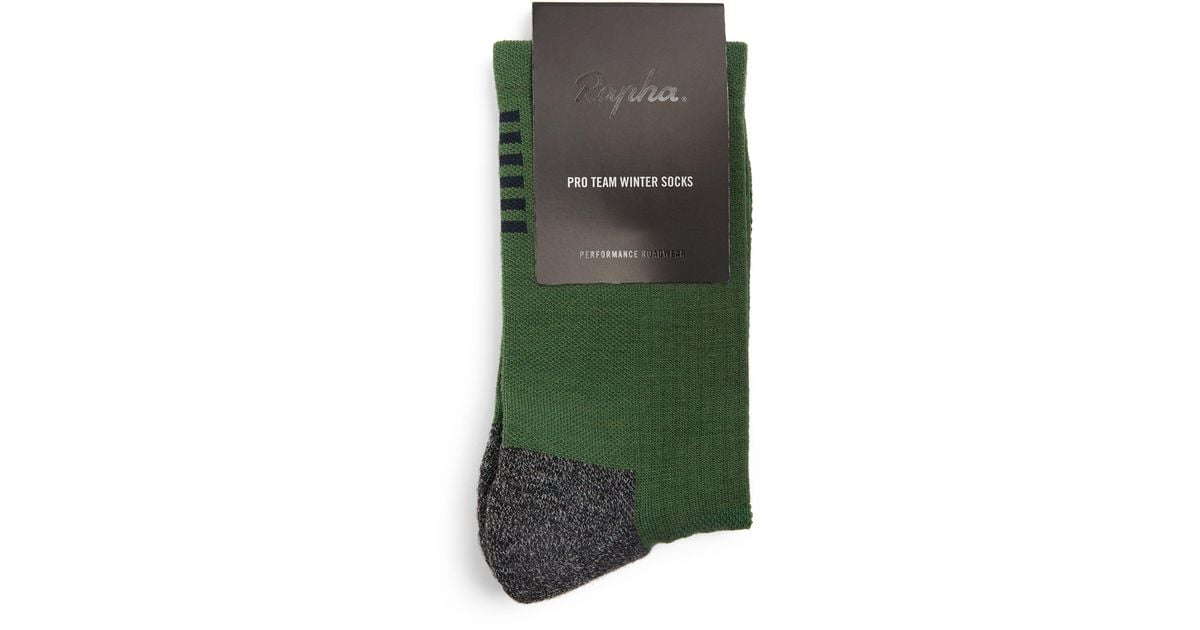 Rapha Socks Winter Pro Team in Green for Men Lyst