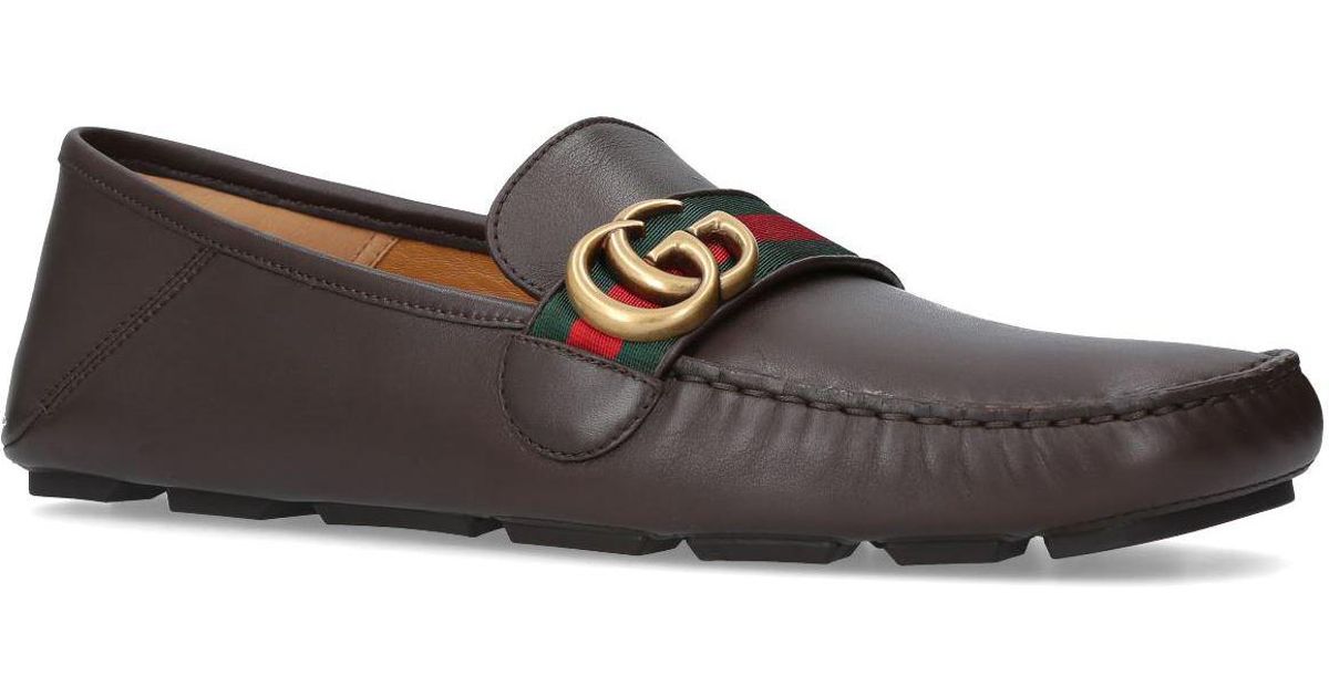 gucci noel moccasin drivers