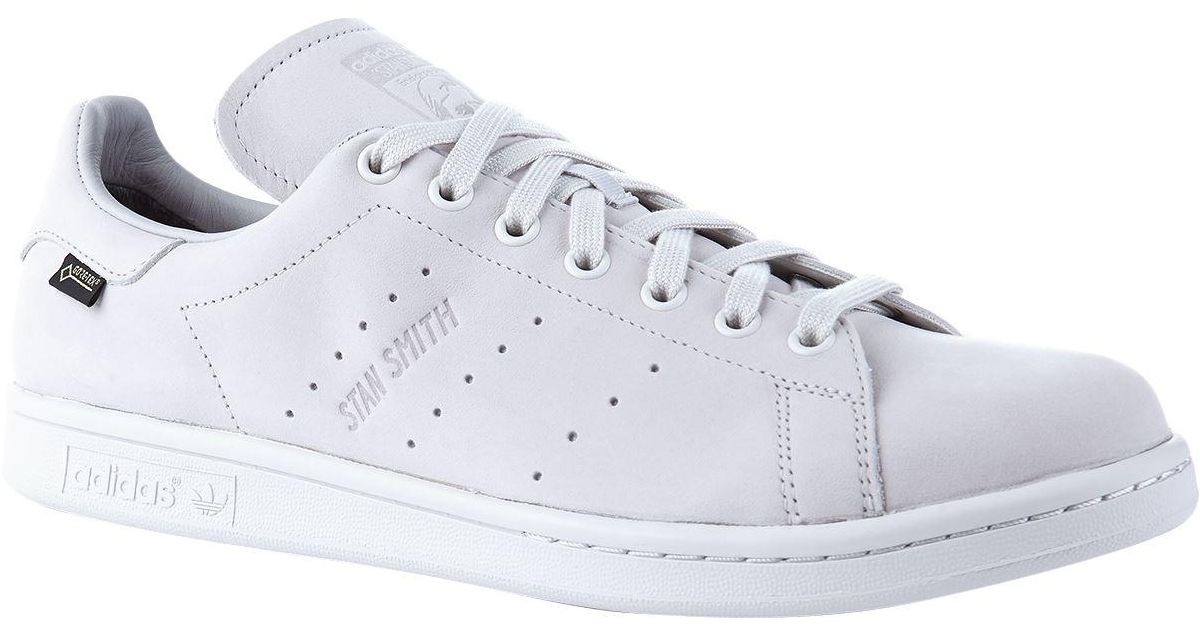 adidas Originals Leather Stan Smith Gore-tex Sneakers in Gray for Men ...