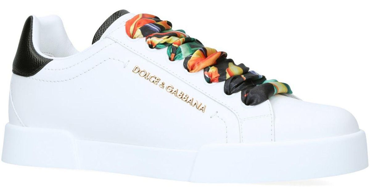 dolce and gabbana scarf sneakers