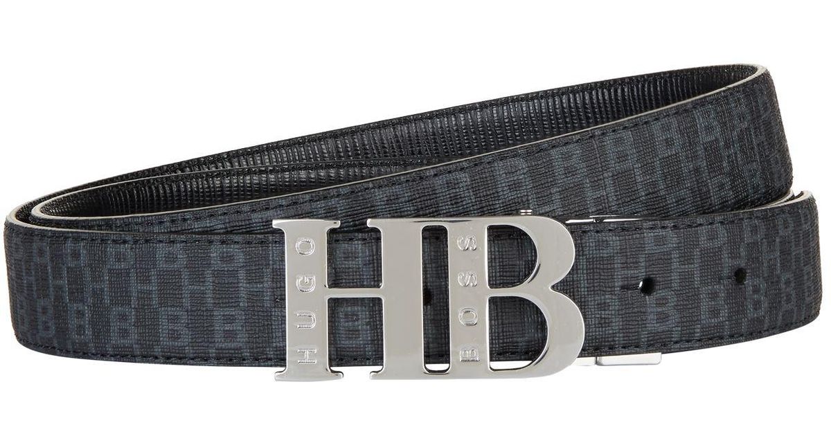 hugo boss hb logo belt