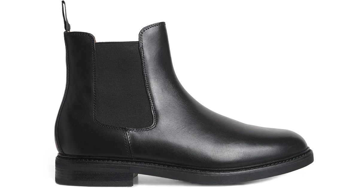 Polo Ralph Lauren Leather Asher Chelsea Boots in Black for 