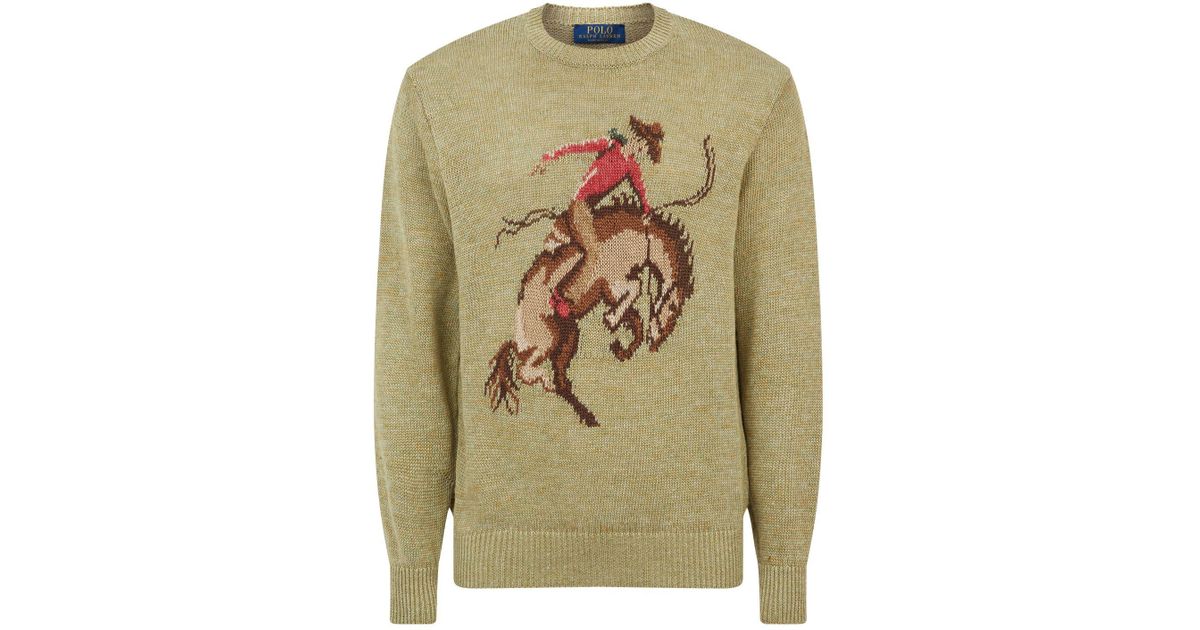 Polo Ralph Lauren Linen-silk Cowboy 