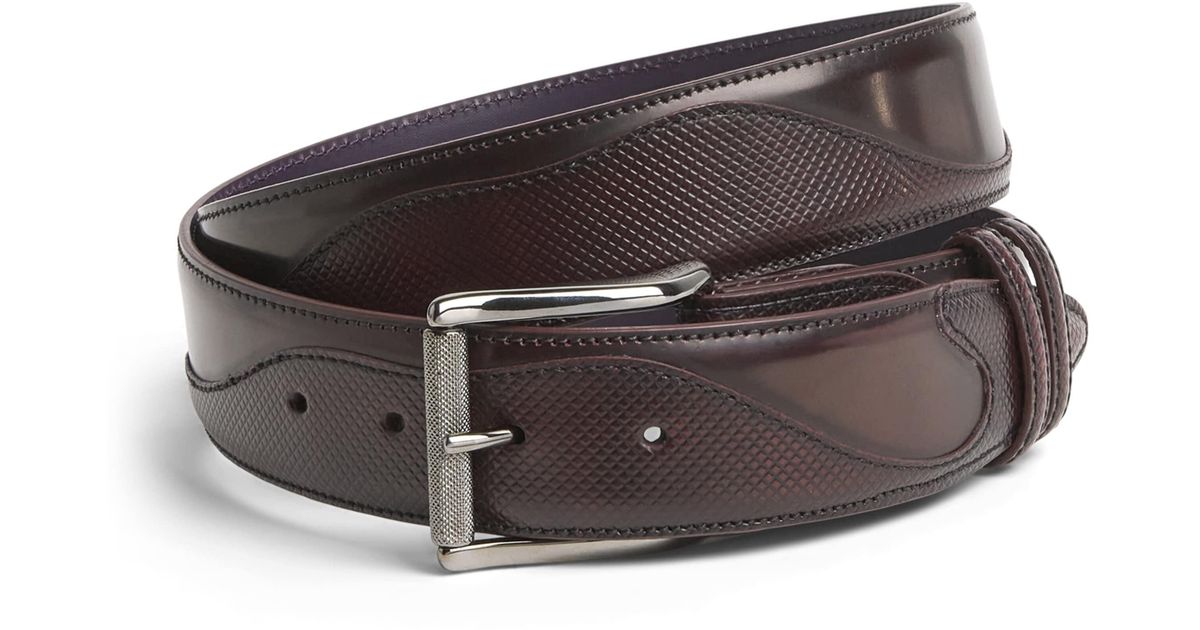 Elliot Rhodes Leather Belafonte Belt in Brown for Men | Lyst UK