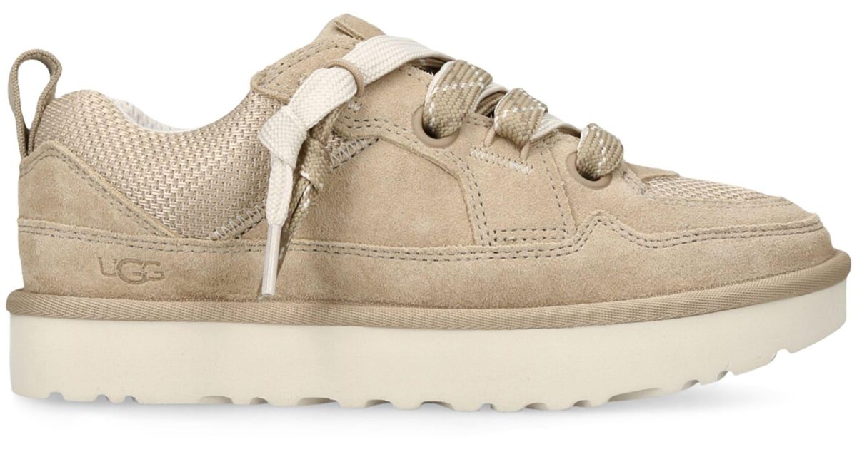 UGG Women's Lowmel Suede Sneakers Beige main image 0