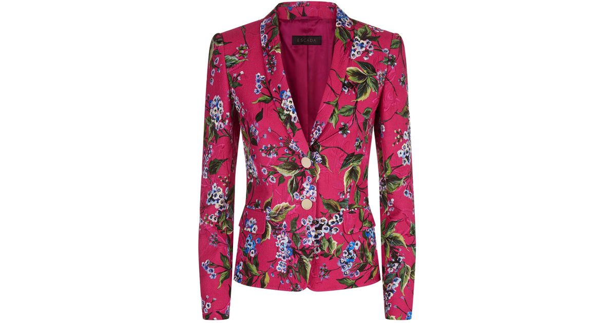 Escada floral deals jacket