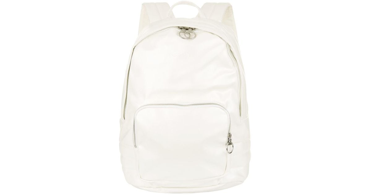 reebok white backpack