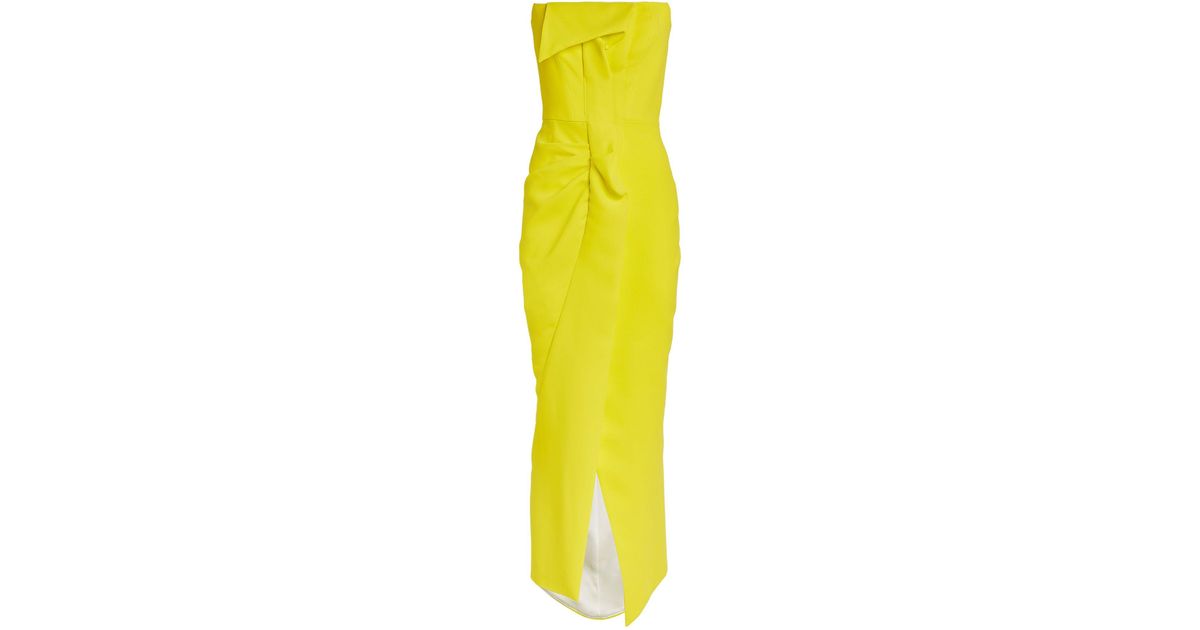 Maticevski top yellow dress