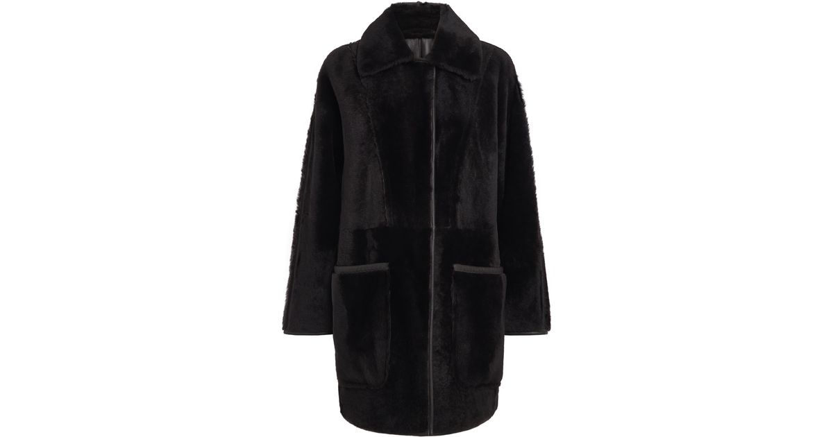Max Mara Women Biscuit Shearling Effige Sleeveless Coat main image 1