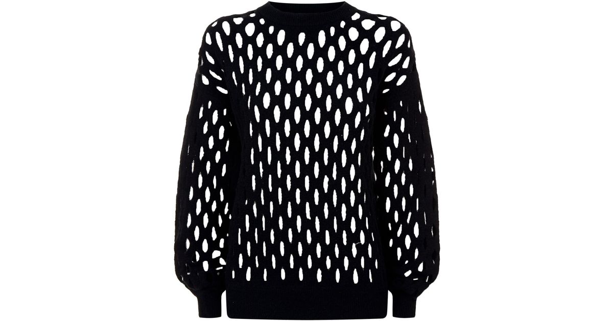 fishnet sweater