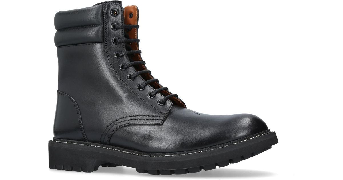 Givenchy Leather Tank Combat Boots in 