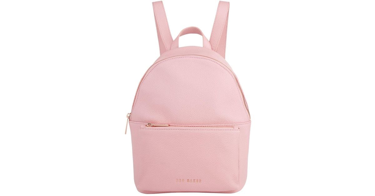 Pearen top leather backpack