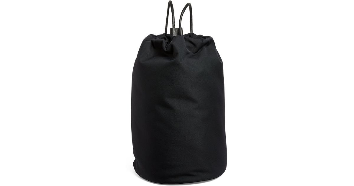 The Row Leather Sporty Backpack In Black Lyst
