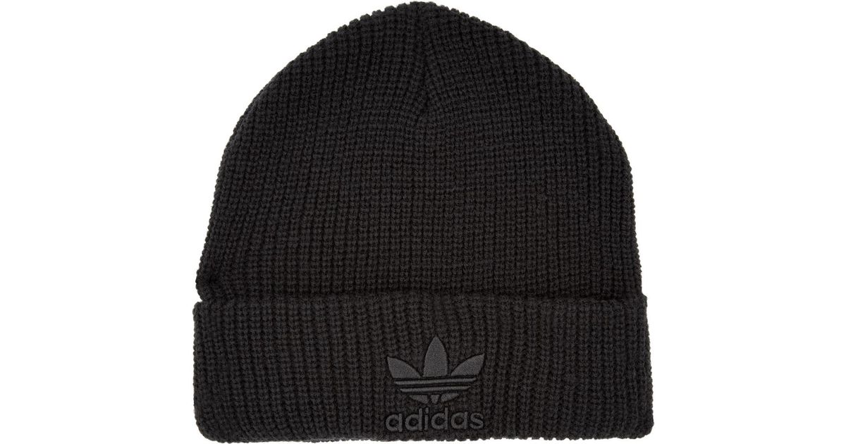adidas beanie hat black