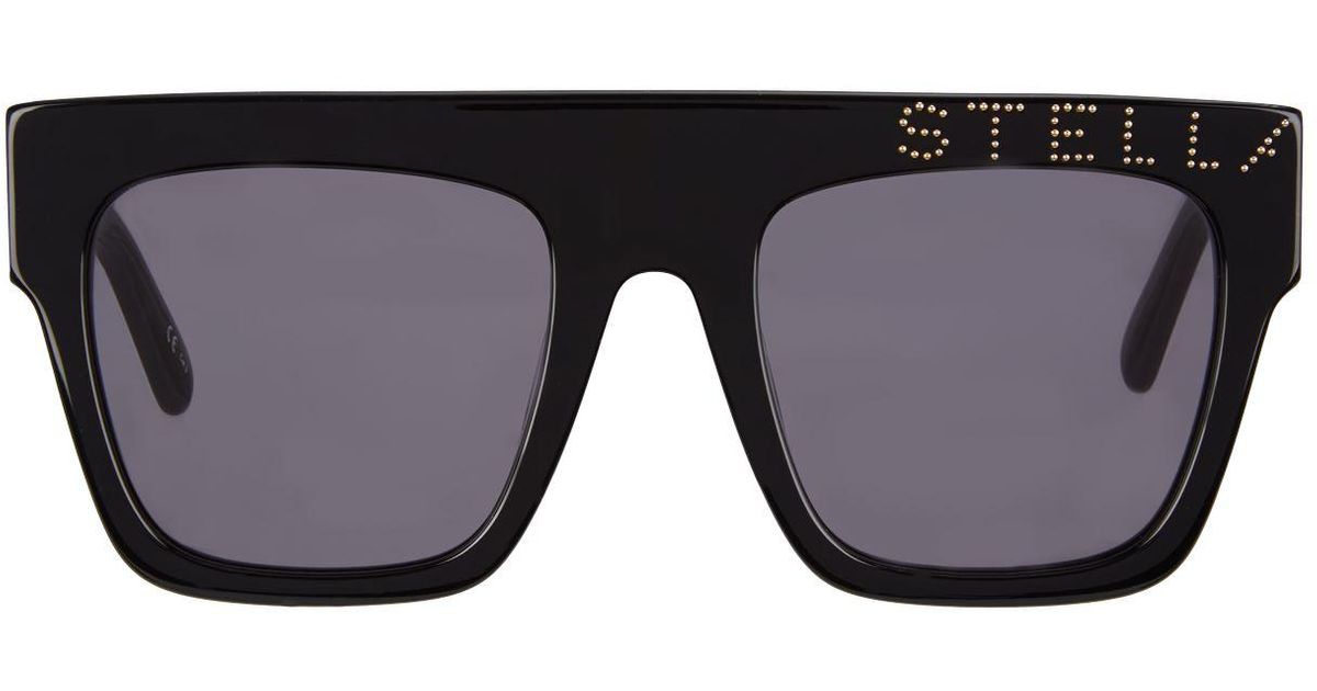 Stella McCartney Logo Square Sunglasses - Lyst