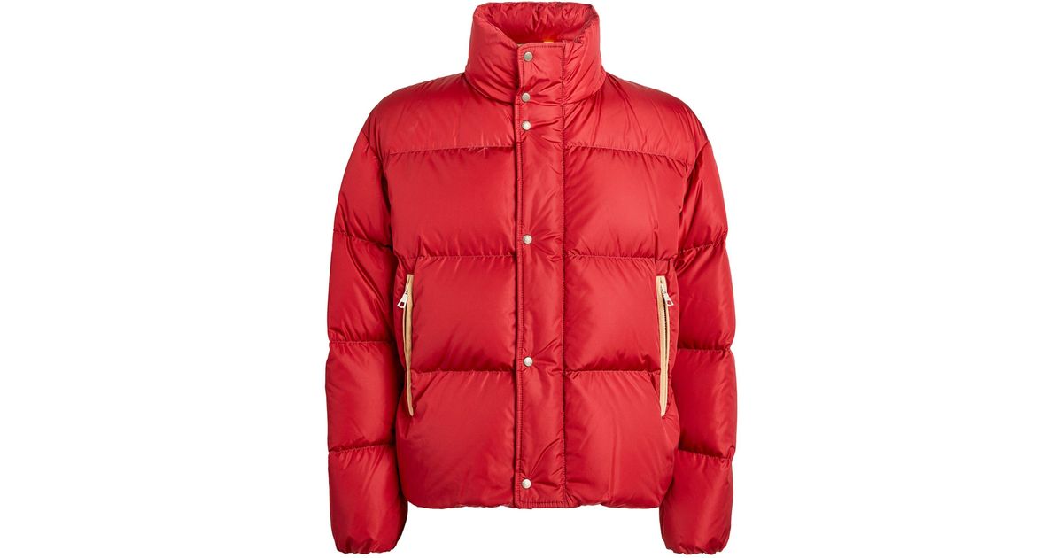 Moncler Synthetic X Palm Angels Panamint Puffer Jacket in Red - Lyst