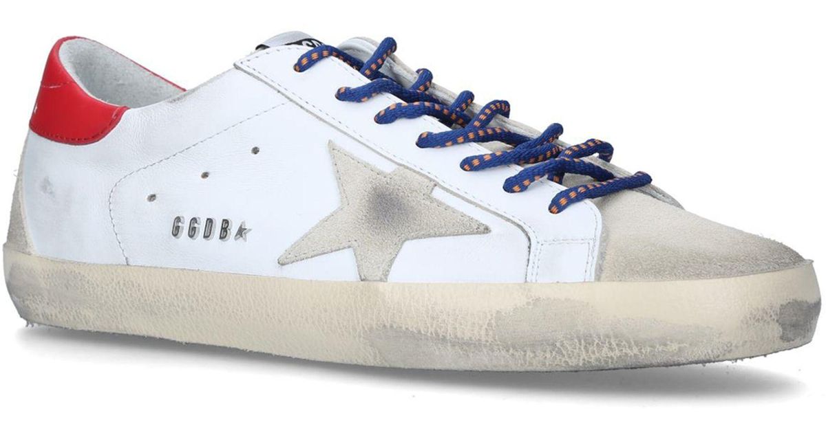 Golden Goose Suede Pearl Superstar Sneakers in White for Men Lyst