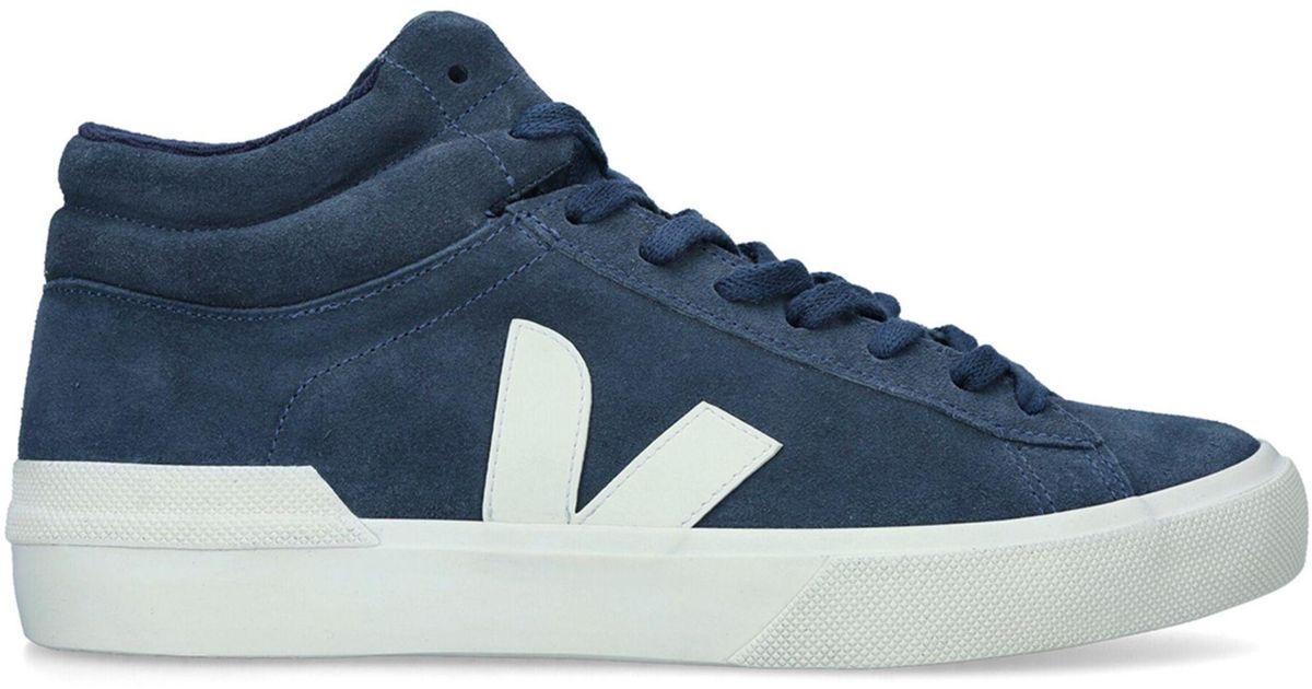 Veja Leather Minotaur High-top Sneakers in Navy (Blue) for Men | Lyst