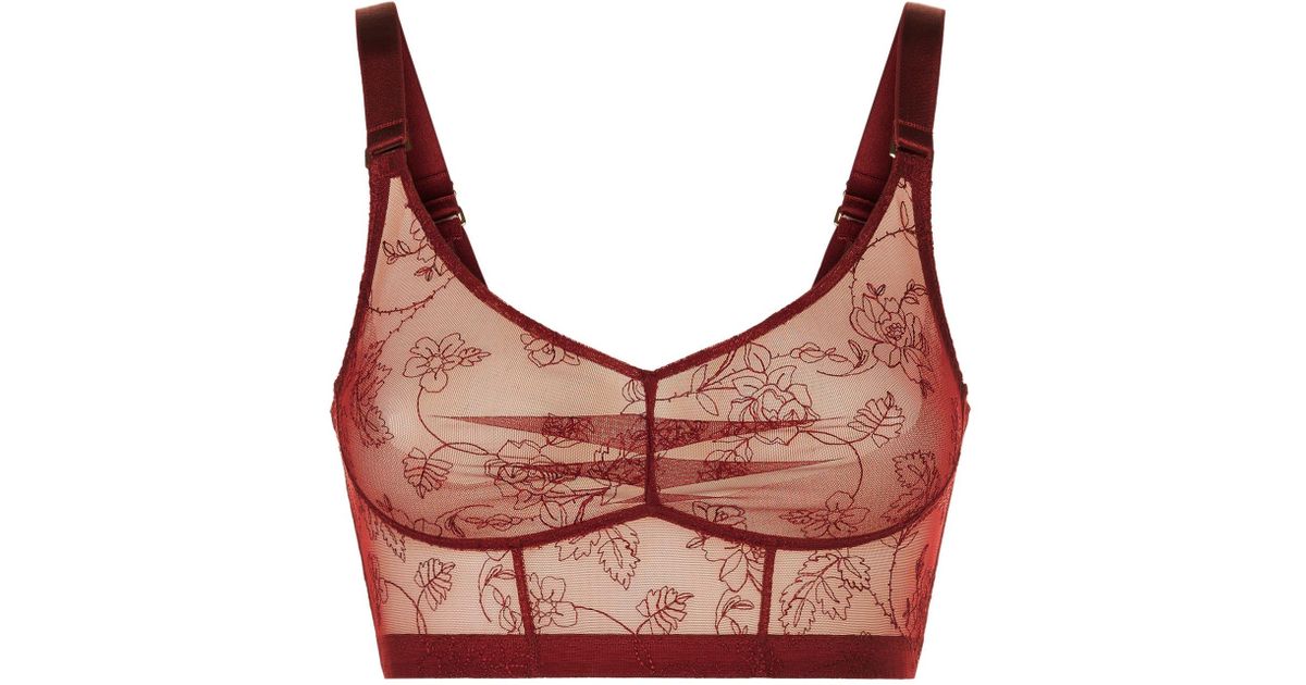 Agent Provocateur Liv Bra Burgundy
