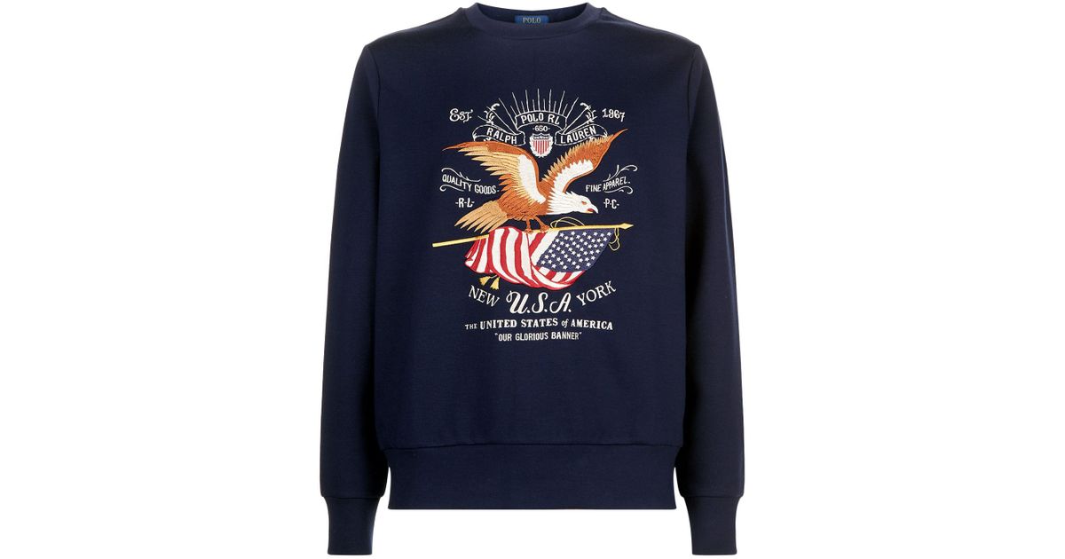 ralph lauren eagle sweater