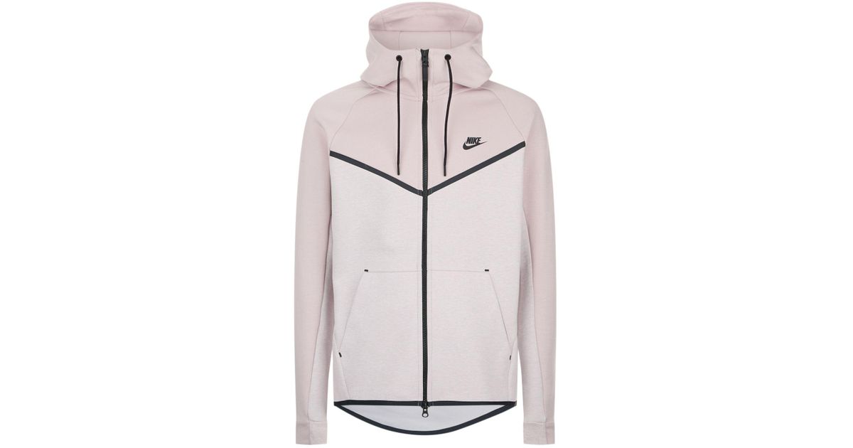 Nike Tech Fleece Windrunner Jacket in Pink | Lyst