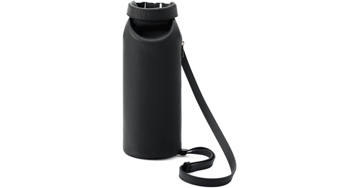 Loewe Leather Roll Top Sling Crossbody Bag in Black for Men Lyst Canada