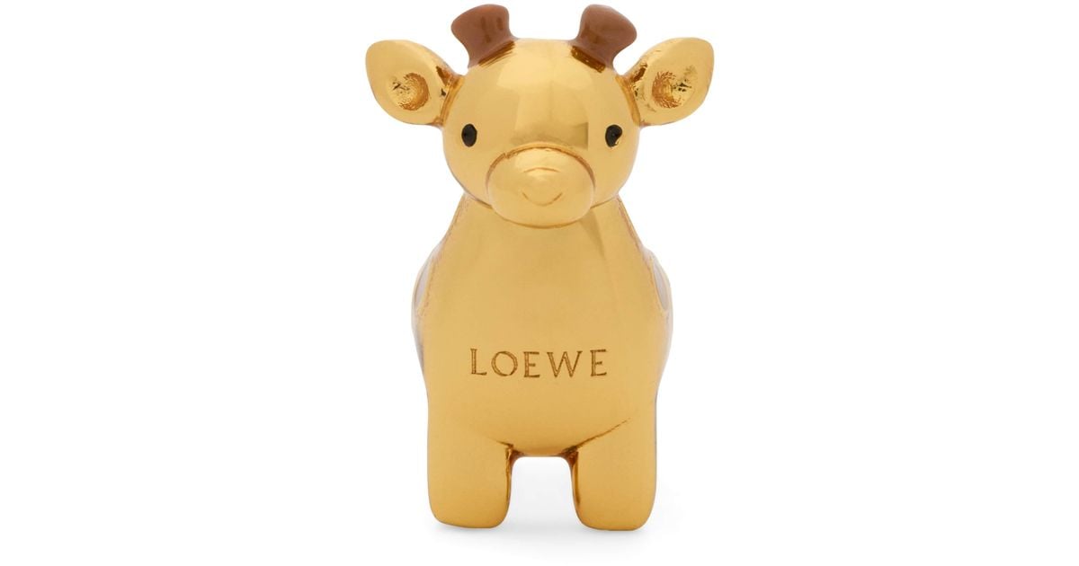 Loewe X Paula's Ibiza Giraffe Dice Charm in Yellow | Lyst
