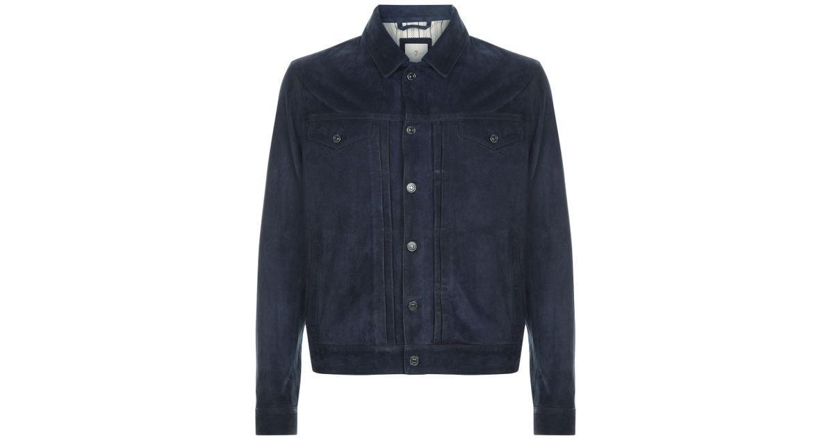 7 for all mankind suede jacket
