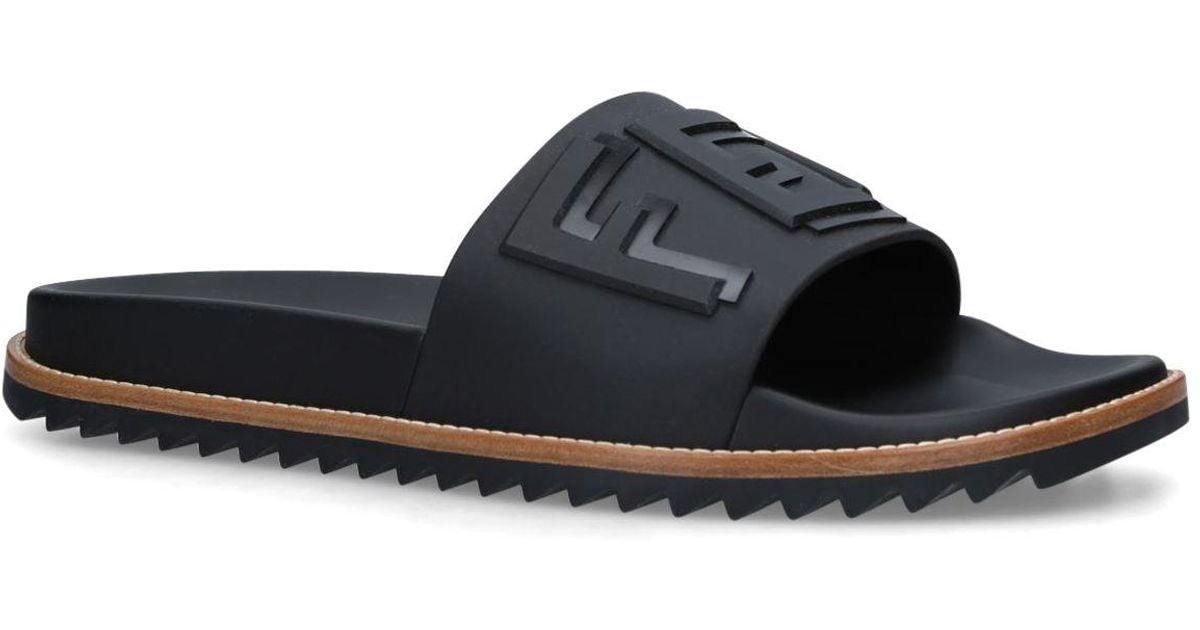 mens fendi slides sale