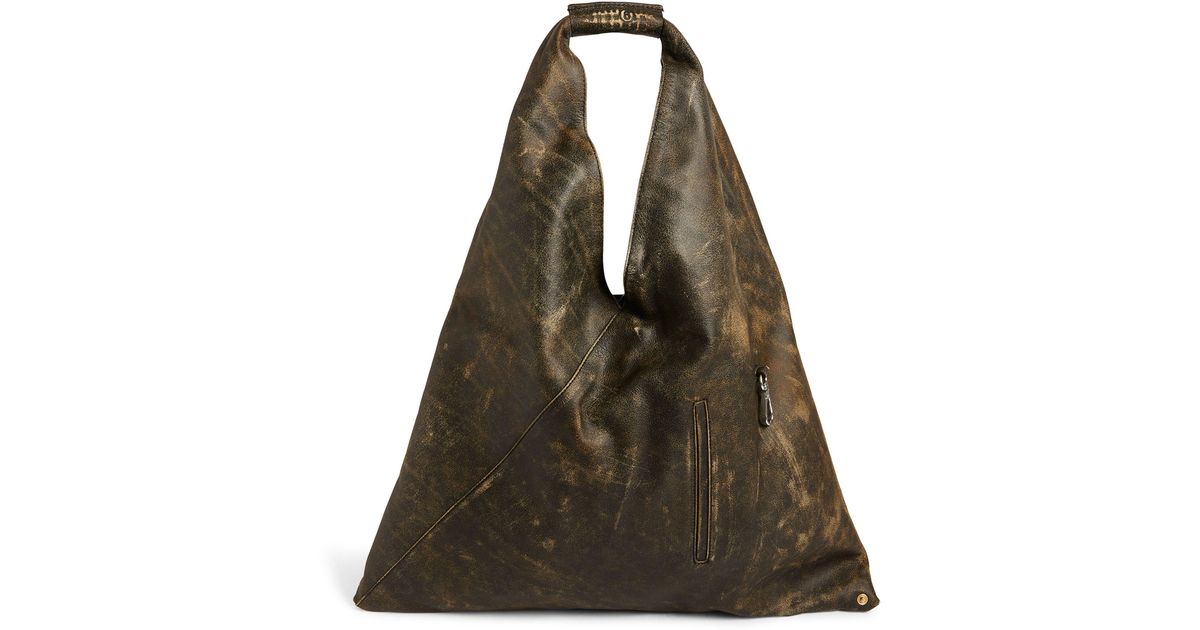 MM6 by Maison Martin Margiela Camouflage Japanese Tote Bag in Brown for