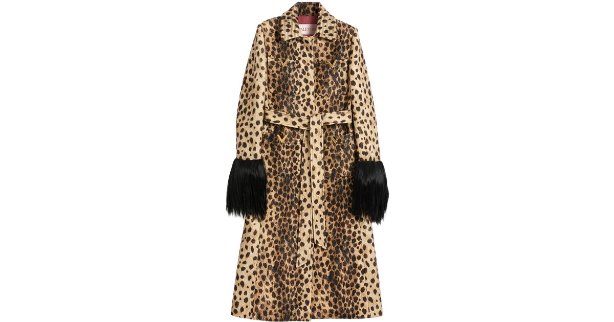 Coat Valentino Garavani animal print cloth Coats, trench coats main image 0