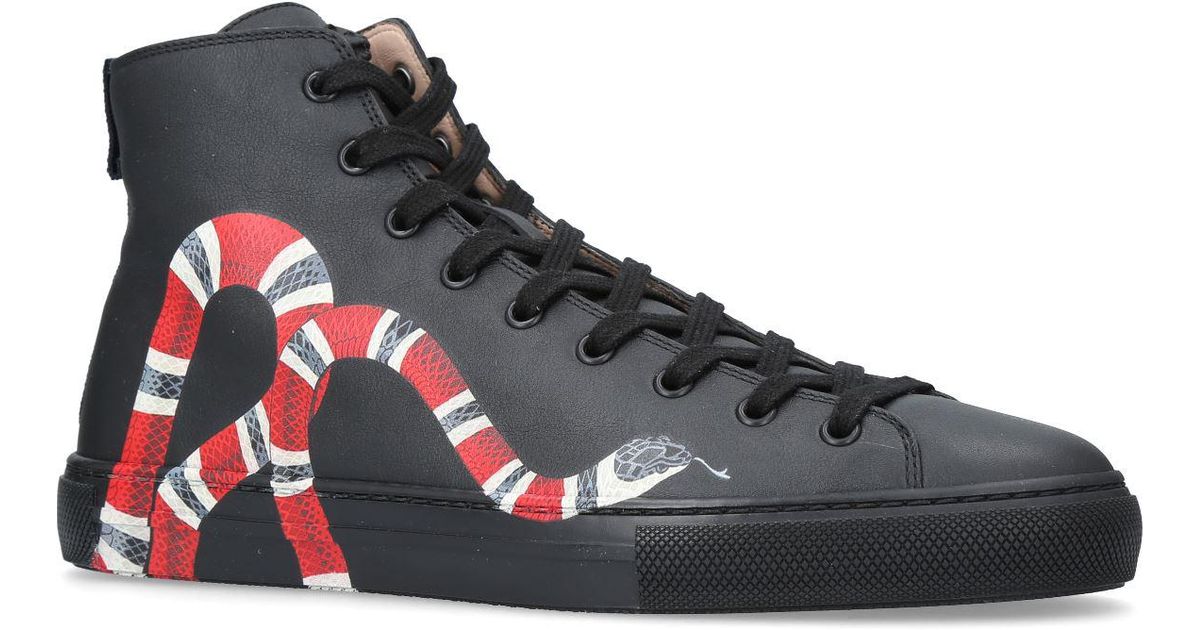 gucci snake shoes high tops