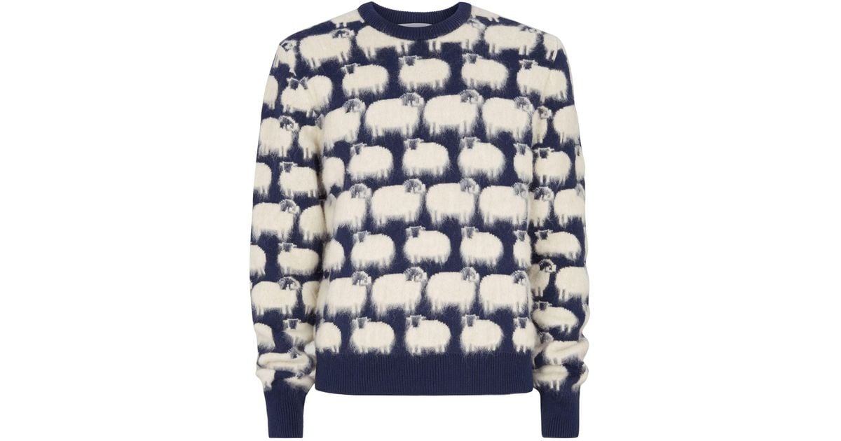 lanvin sheep sweater vest