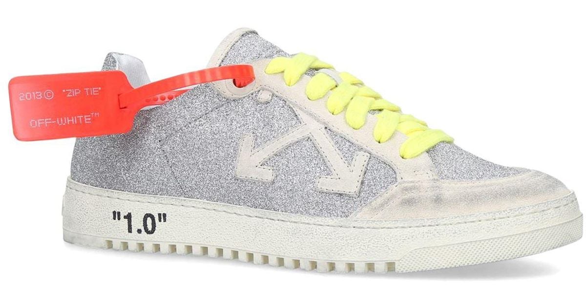 Off White c o Virgil Abloh Glitter 1.0 Low top Sneakers in