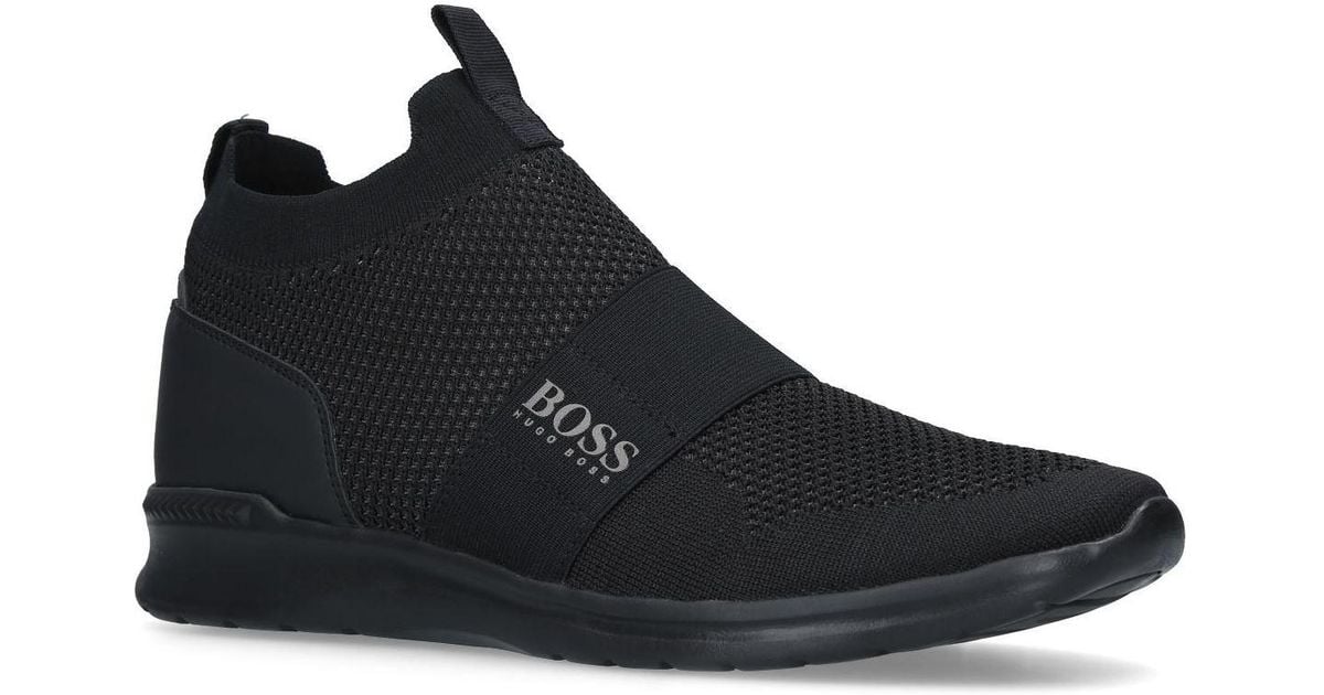 Forstyrre Frosset blødende BOSS by HUGO BOSS Extreme Sock Sneakers in Black for Men | Lyst Canada