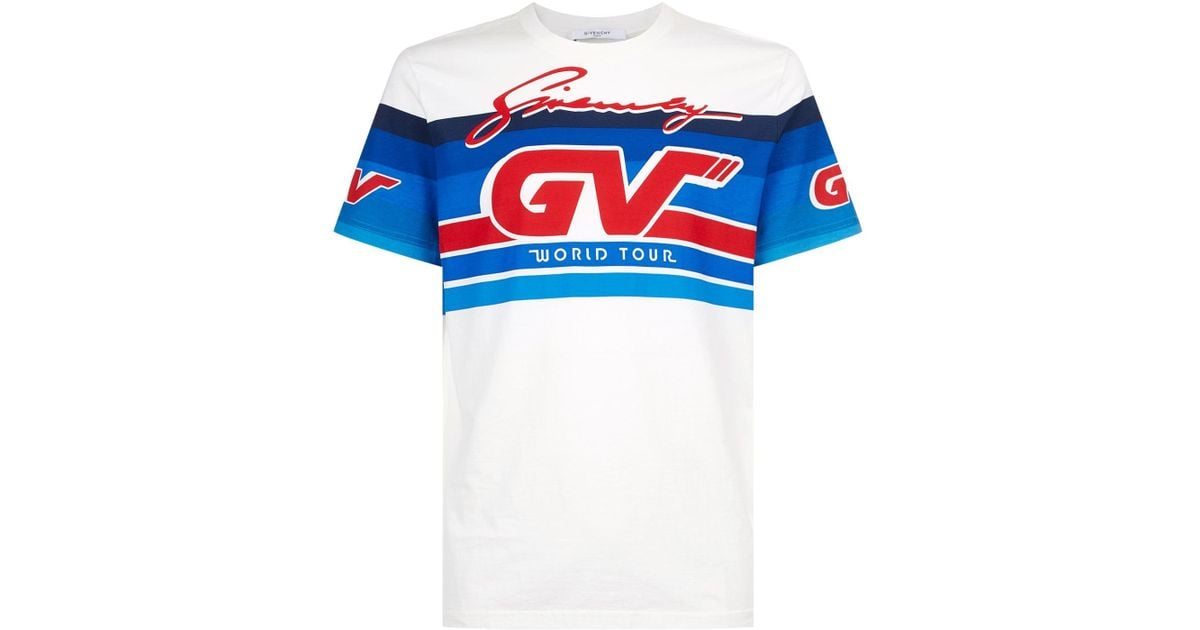 Givenchy Cotton Motocross Logo Printed 
