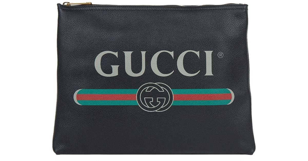 gucci logo pouch
