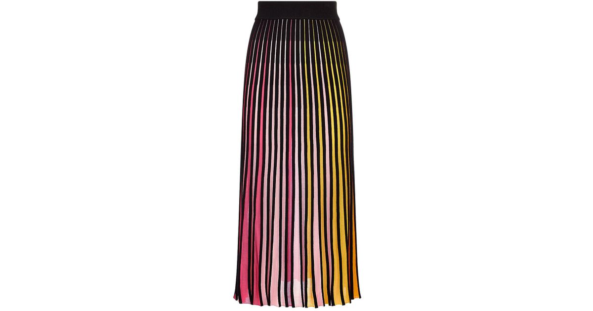 KENZO Rainbow Midi Skirt - Lyst