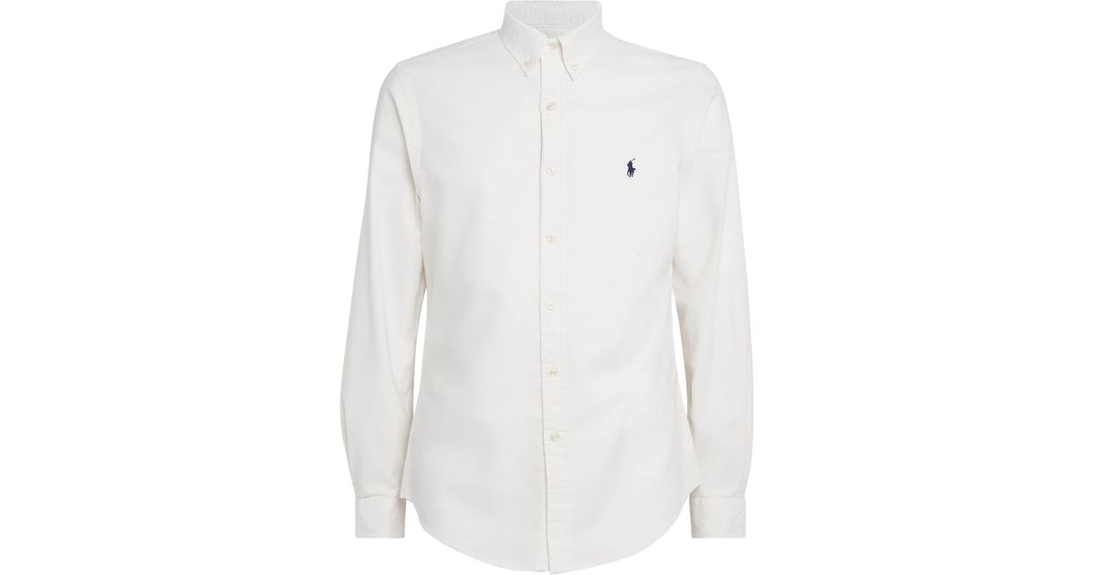 Polo Ralph Lauren Cotton Polo Pony Shirt in White for Men | Lyst