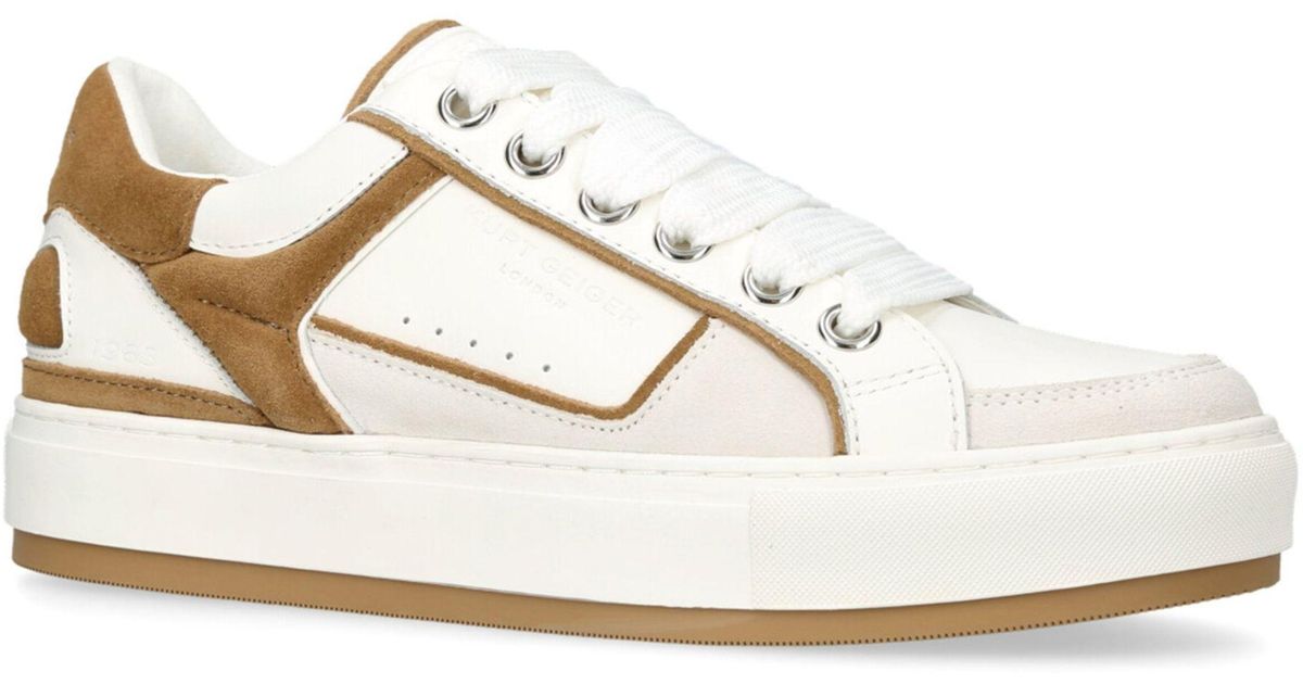 Kurt Geiger Leather Southbank Sneakers in White for Men | Lyst