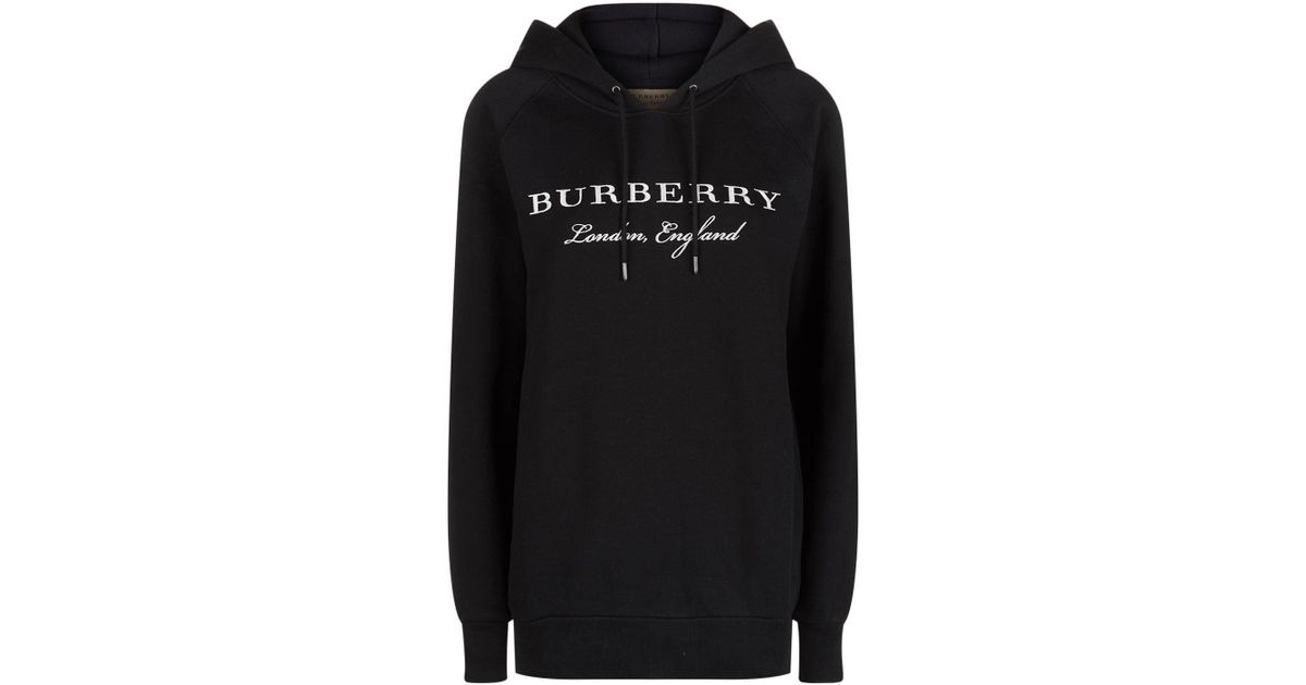 burberry embroidered logo sweatshirt