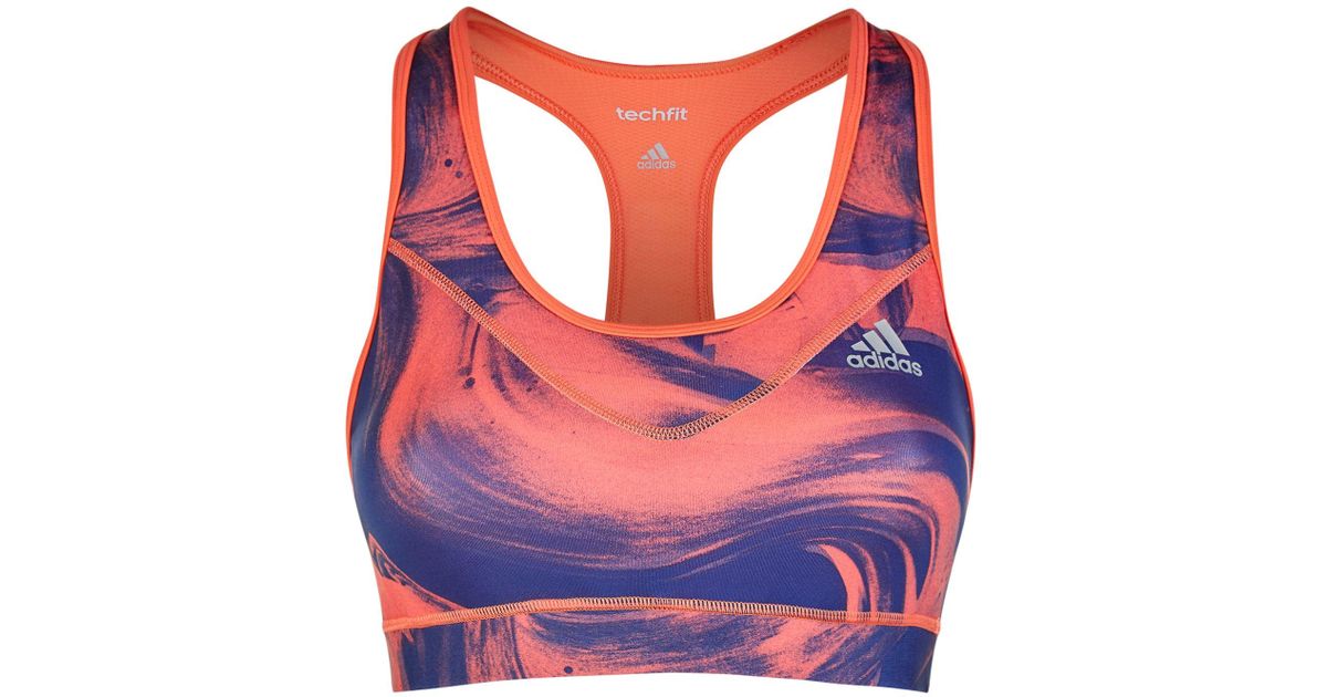 adidas techfit sports bra