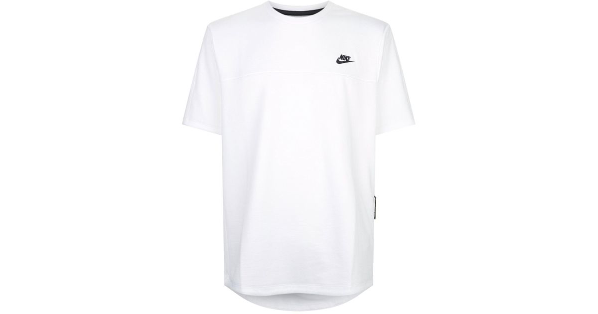 Nike Tech Fleece T-shirt in White for 