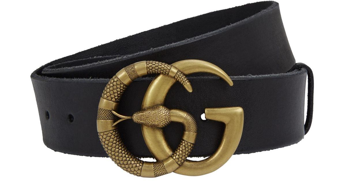 gucci double g snake belt