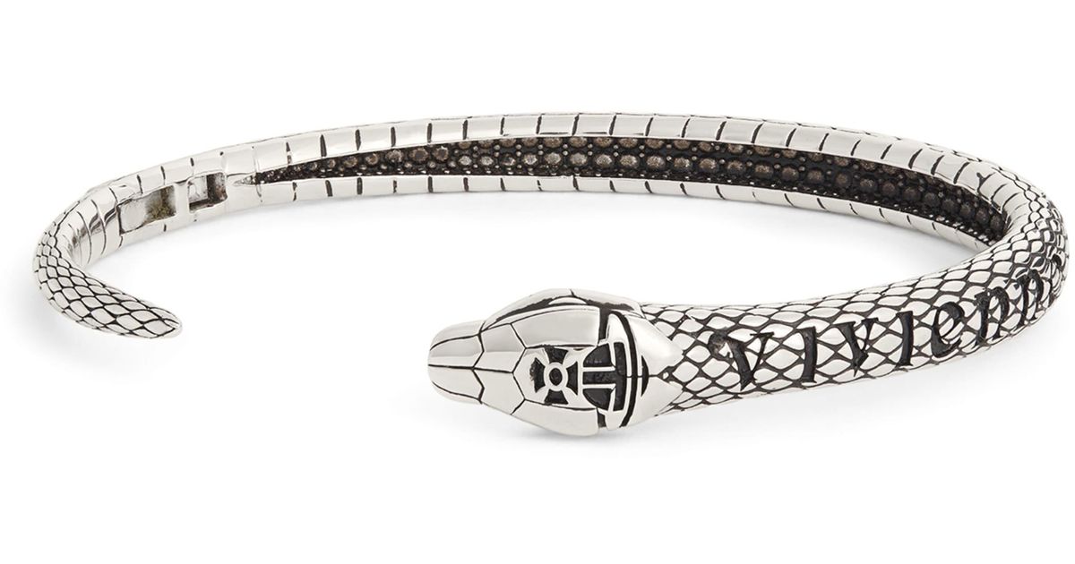 Vivienne Westwood Albane Bangle in Metallic for Men | Lyst