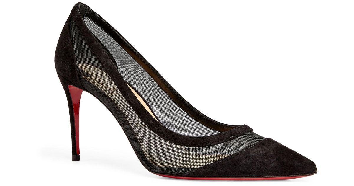 Christian louboutin mesh heels discount