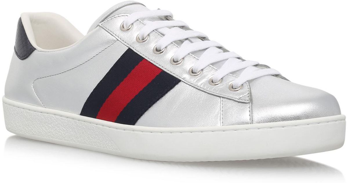 gucci ace metallic sneakers